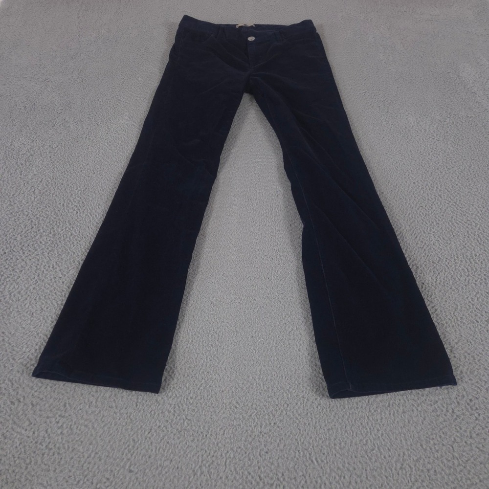 Banana Republic Pants Womens 28 Navy Trouser Cord‎ Corduroy Flare Leg Stretch
